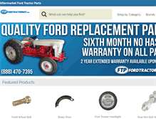 Tablet Screenshot of fordtractorpart.com